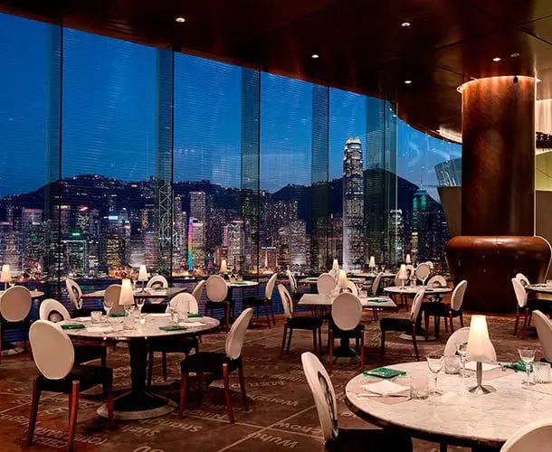 Top 10 hotel restaurants 34 Felix at The Peninsula Hotel Hong Kong (Hong Kong)