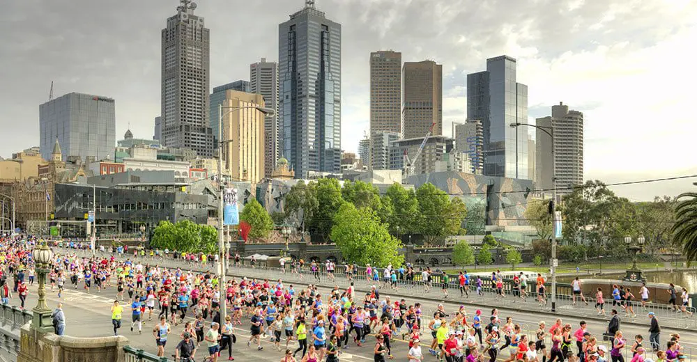 Flight Centre run red in Melbourne