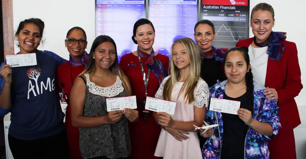 Virgin Australia's sky high mentoring session 