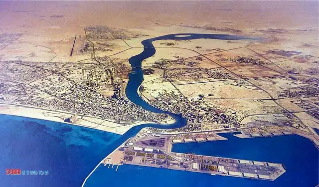 Fishing village to modern metropolis: Dubai (in pictures) 35 1986-aerial-dubai