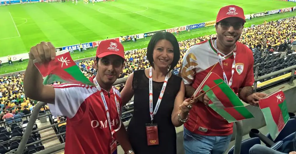 Kicking goals with Oman