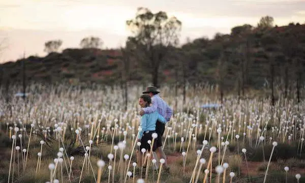Top 10 ideas for a memorable holiday at home in Australia 34 Uluru - FOL_StrollThroughLights_Voyages
