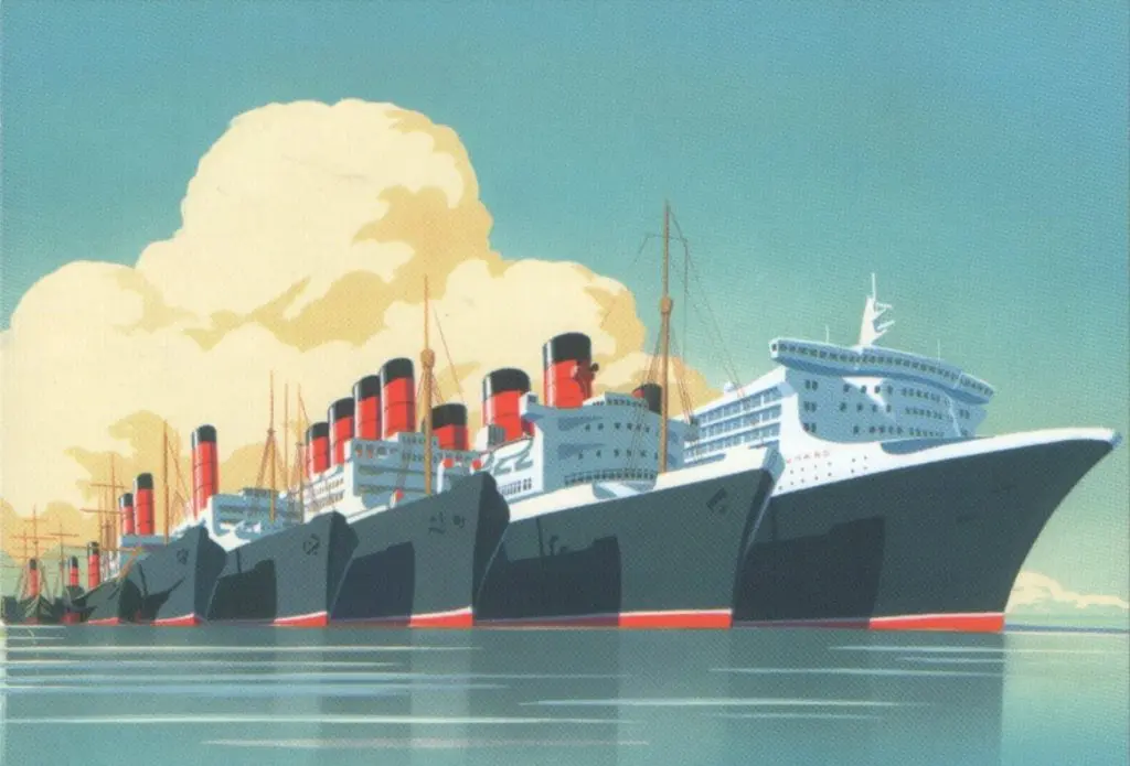 175 years of Cunard's history in 2.5 minutes