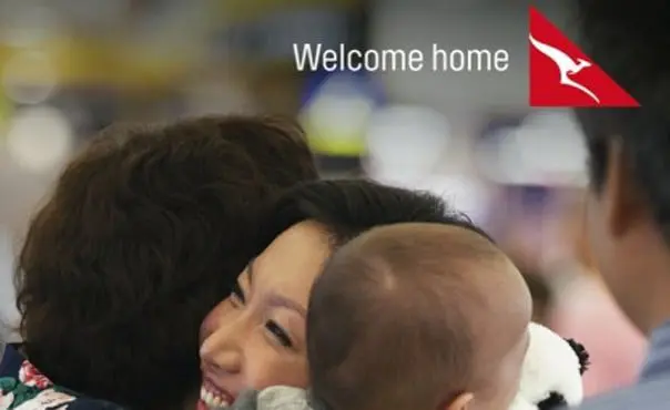Qantas welcome home