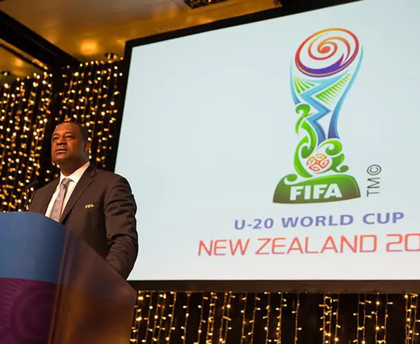 New Zealand ready to welcome football world 5 FIFA Vice President Jeffrey Webb at the FIFA U-20 World Cup 2015 official draw.