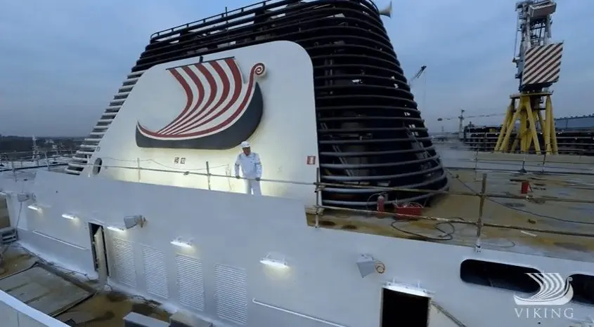 Viking trials first ocean ship