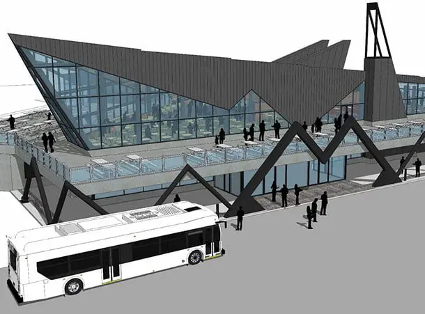 Check out NZ's new premier ski areas 1 The Remarkables Ski Area Base Lodge sketch of completed building.