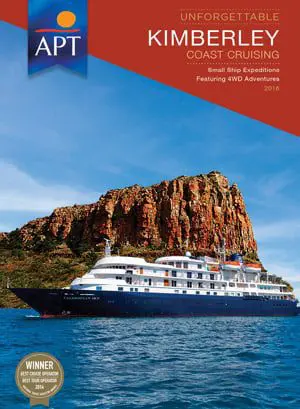 Sell more, earn more with this week's travel brochures of the week 21 APT Kimberley brochure