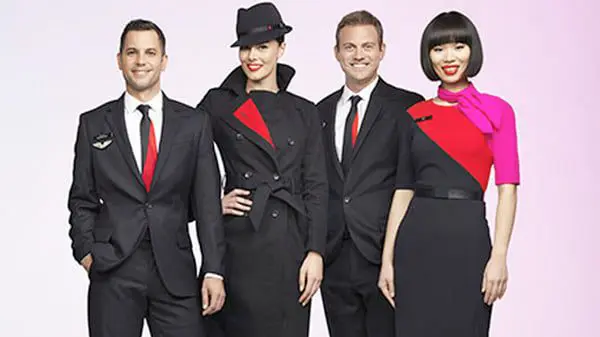 Qantas pilots get runway ready 2 Qantas cabin crew uniforms