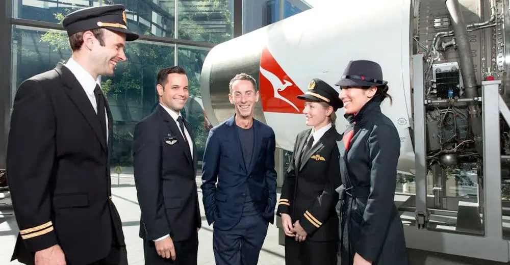 Qantas benefits from dive in fuel prices 5 Qantas new uniforms