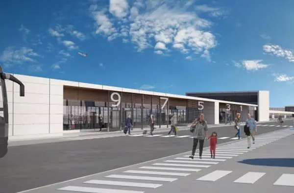 Renderings of Brisbane Airport
