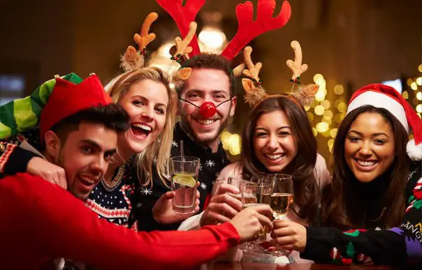 Is boozing synonymous with the travel industry? 2 travel agents boozing 2