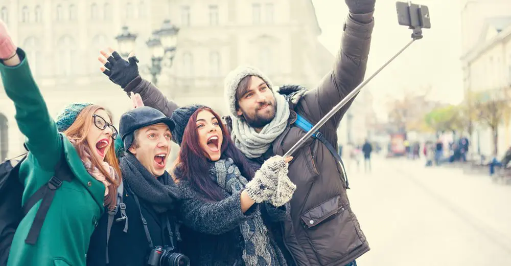 selfie traveller