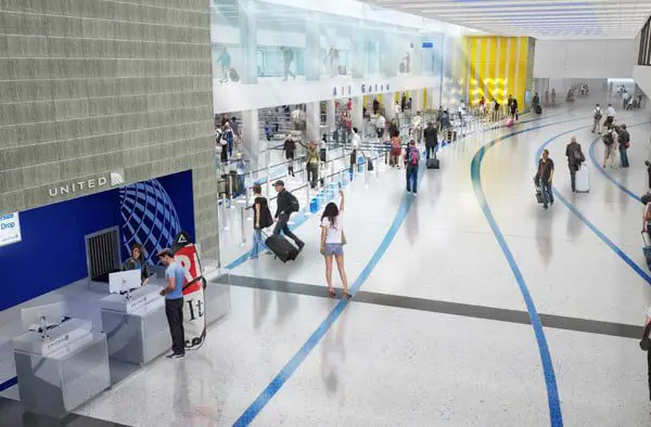 Sneak Peek at United's $573ml upgrade at LAX Airport 3 New LAX Airport 4