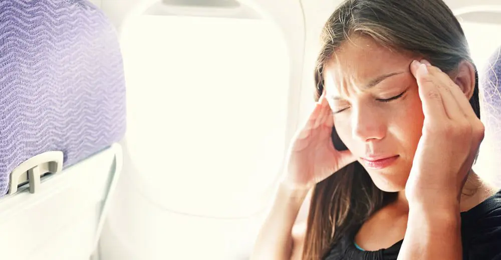 stress headache sound plane