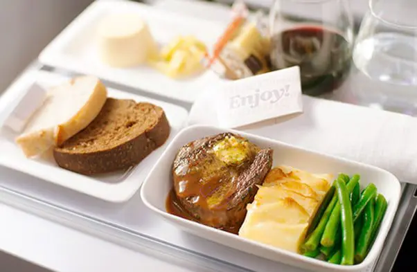 Airline with the best premium economy is... 4 Premium Economy food