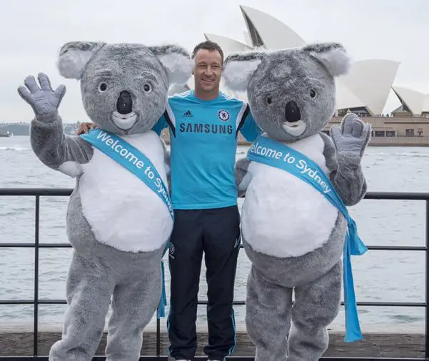 Chelsea FC kicking goals for NSW tourism 12 Sydney FC 4