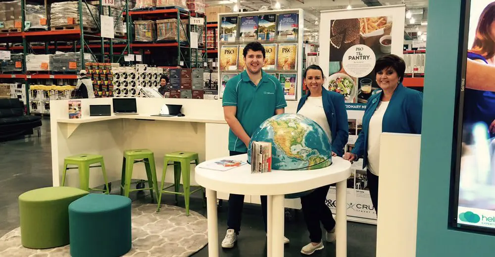 helloworld pop up in Costco