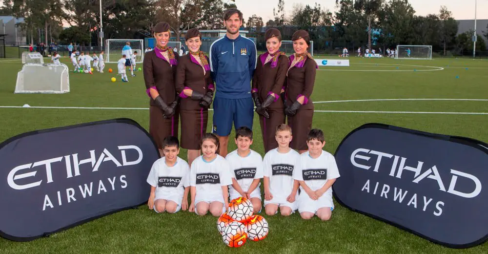 Aussie kids kick goals with Etihad