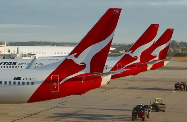Qantas tails