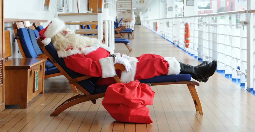 A sack of Santa deals with World's Leading Cruise Lines