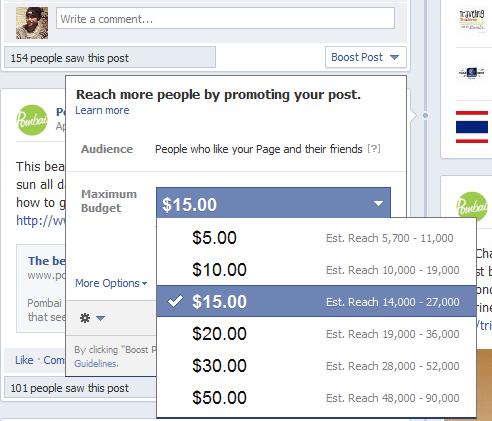 Tips from travel agents on booking more clients through Facebook 15 boost-post