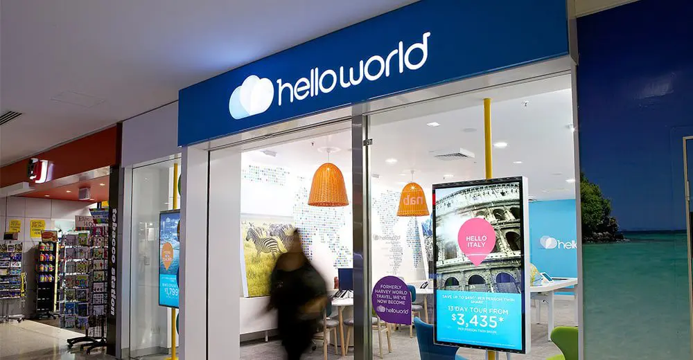 helloworld reports results for 2014/15
