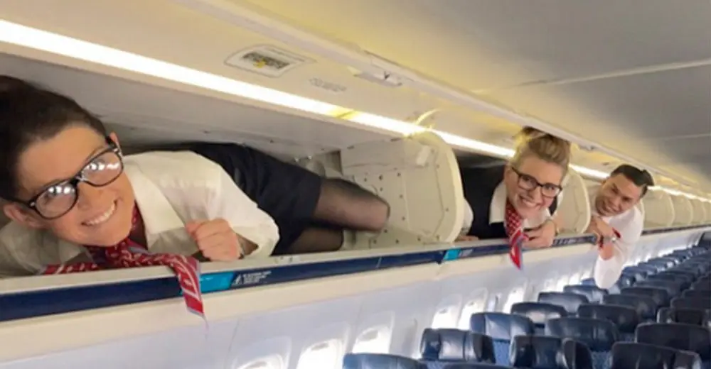 What do flight attendants get up to while you're not on board?