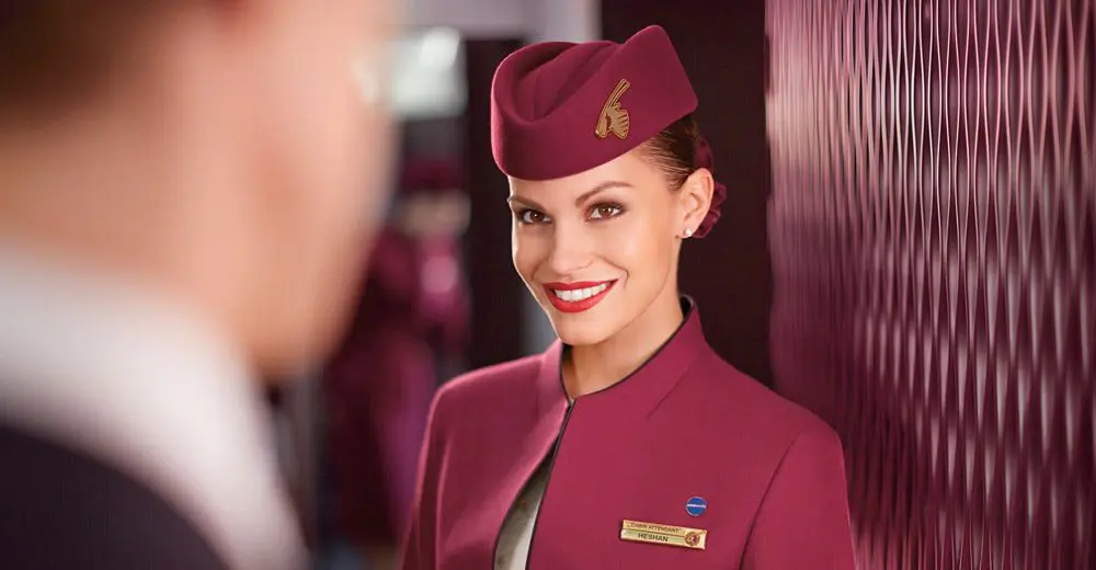 Qatar Airways girl
