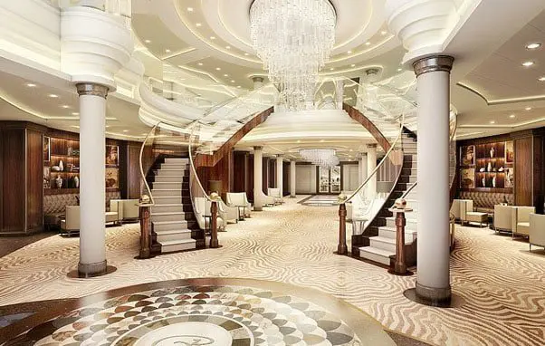 This is what the 'world's most luxurious ship' will look like 23 Seven Seas Explorer entrance