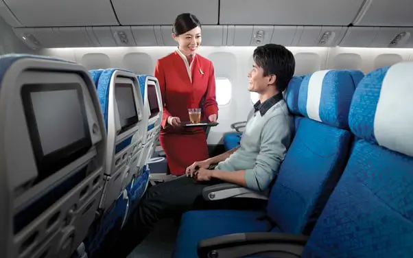 Cathay Pacific economy class