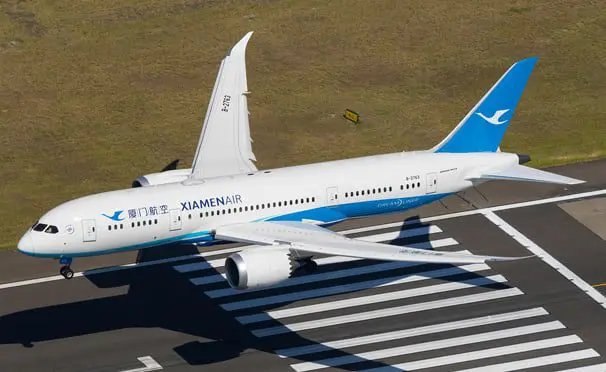 Xiamen Airlines arrives in Sydney 8 Xiamen Airlines planes