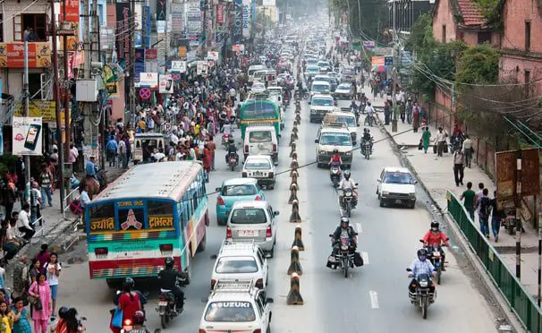 India traffic