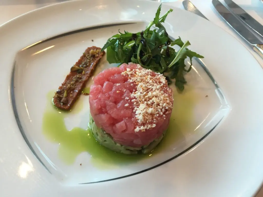 This is what cruisers get up to on an Azamara ship 10 One of many dishes at Aqualina.