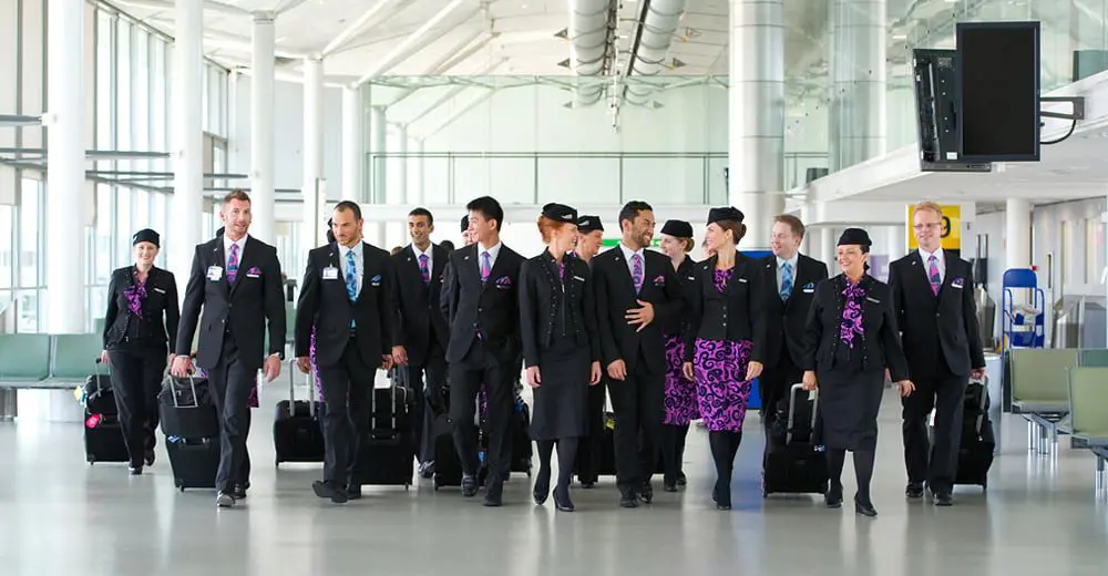 Air New Zealand staff