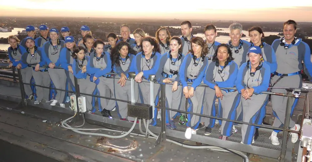 Could Melbourne's new attraction rival the Sydney Harbour Bridge climb? 9 Blue Steel on the Harbour Bride