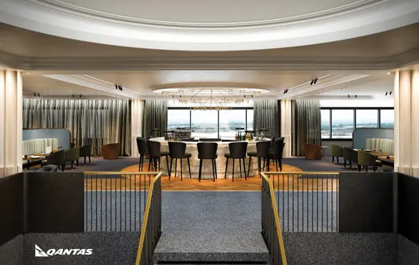 Qantas Heathrow Lounge