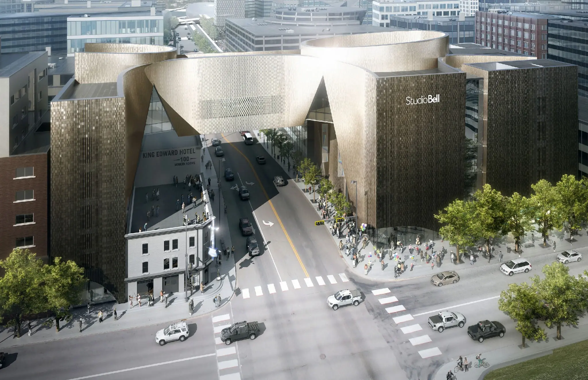 22 new things to see & do around Canada 74 Studio Bell daytime rendering_Image by Mir