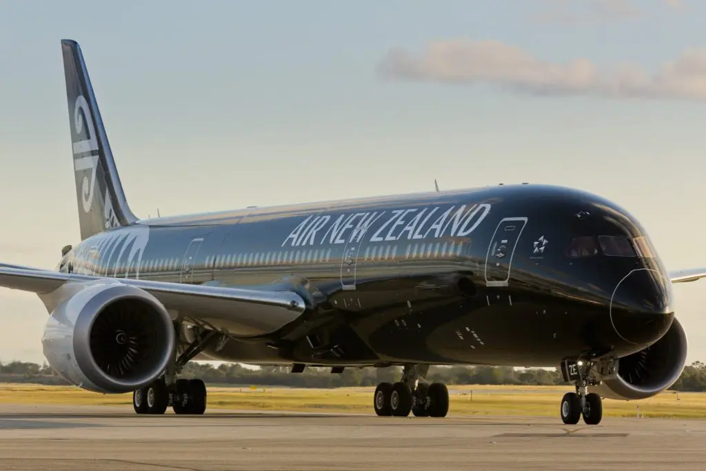Air NZ 787-9 Dreamliner in Perth