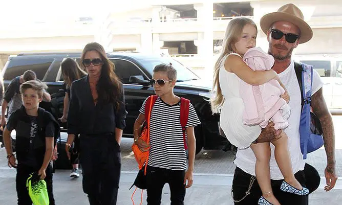 David Beckham reveals his favourite holiday destinations 6 The Beckham family travels a lot. Image Source: Hello Magazine