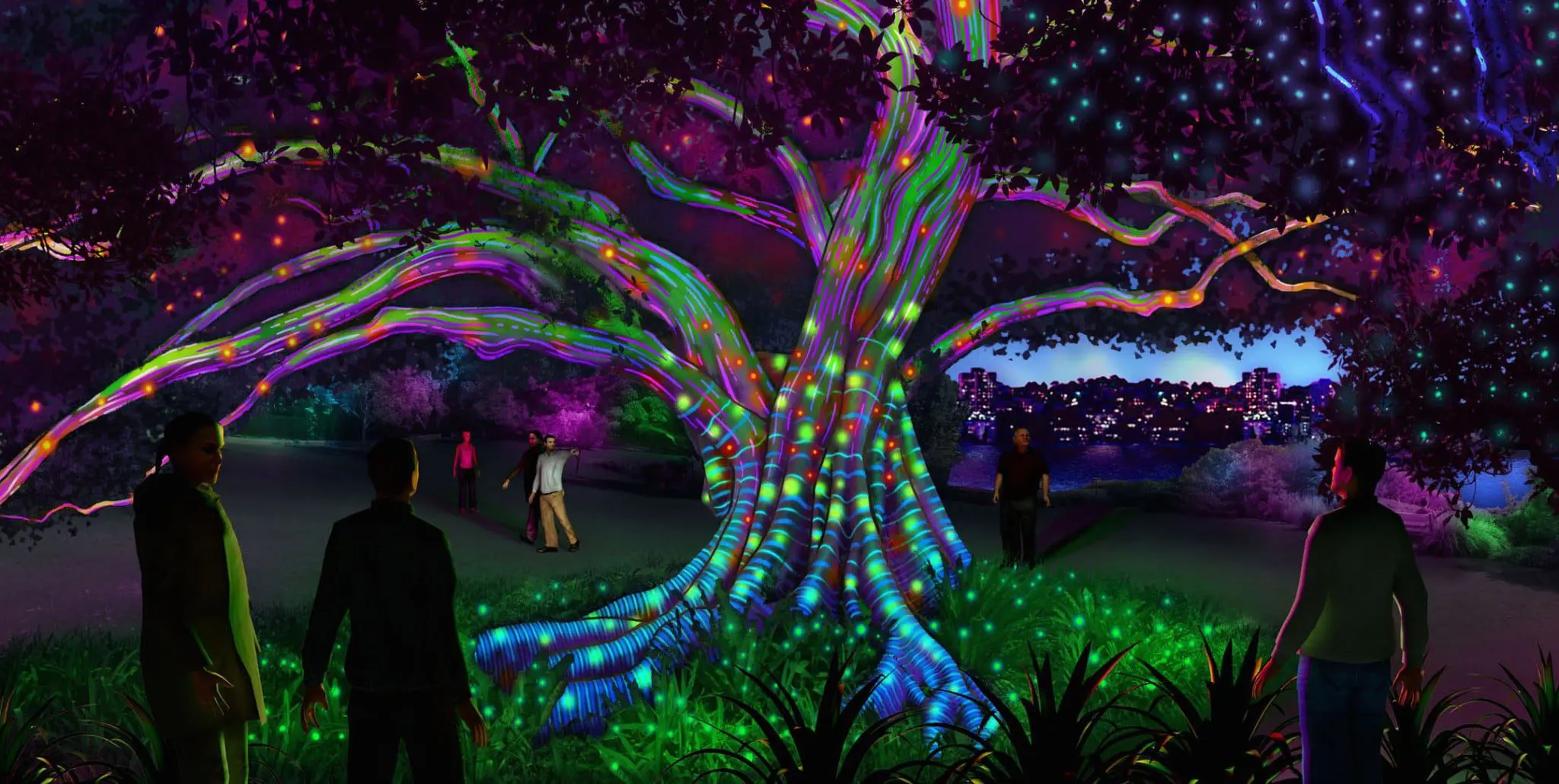 Fri 18 Mar: 10 travel news stories you need to know today 40 Royal Botanic Garden Sydney - Garden of Light - artist impression by Ample Projects_0