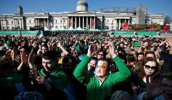How are cities around the world celebrating St. Patrick's Day? 11 lond2