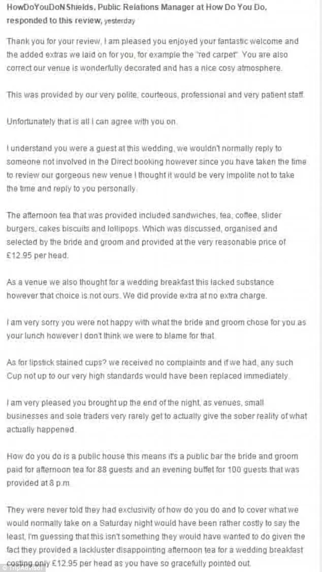 When Management Strikes Back: Funniest responses to TripAdvisor complaints 34 3321F44100000578-0-image-m-15_1460543243441