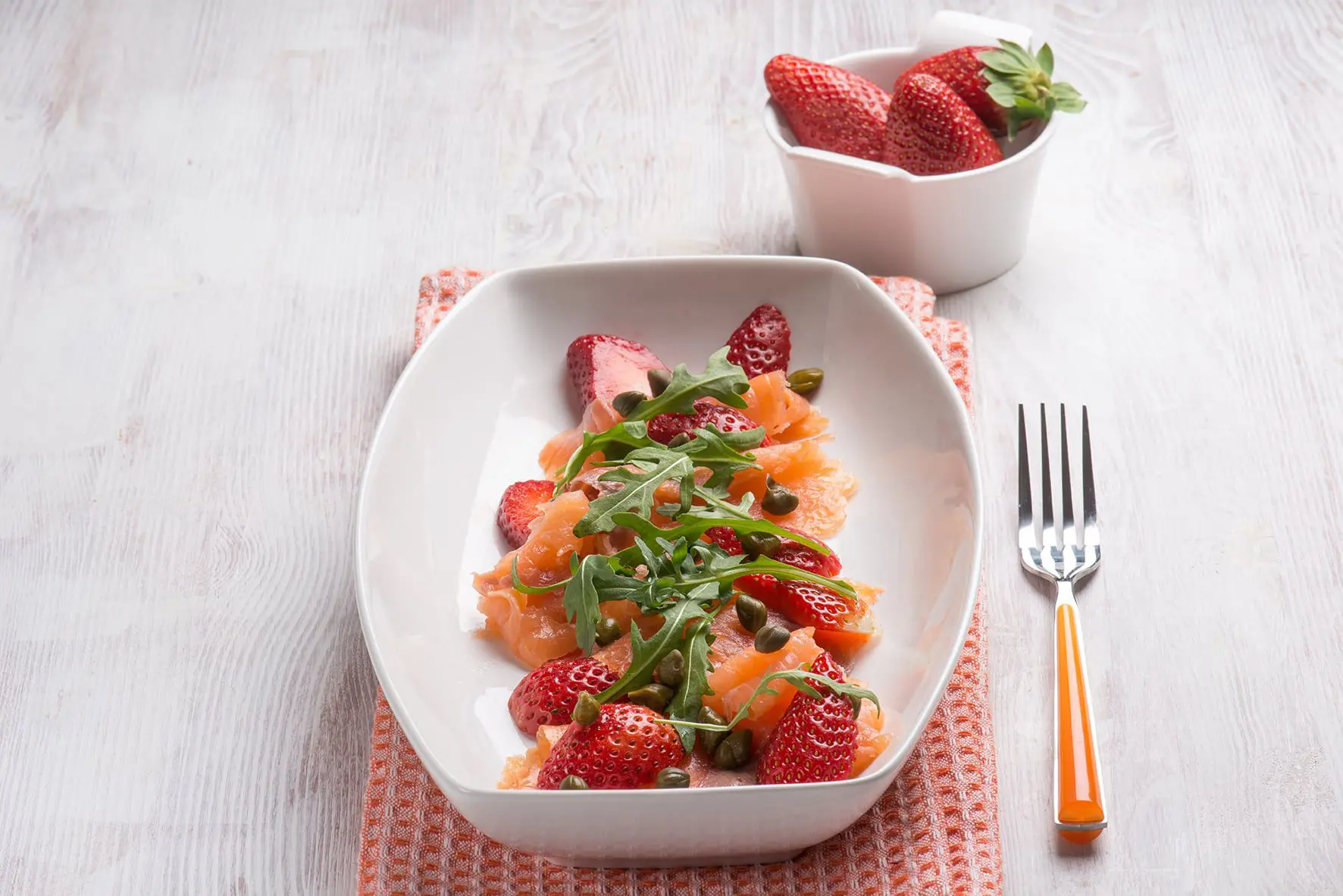 Low-carb the secret to becoming a healthier traveller 11 Atkins Smoked Salmon and Strawberry Carpaccio