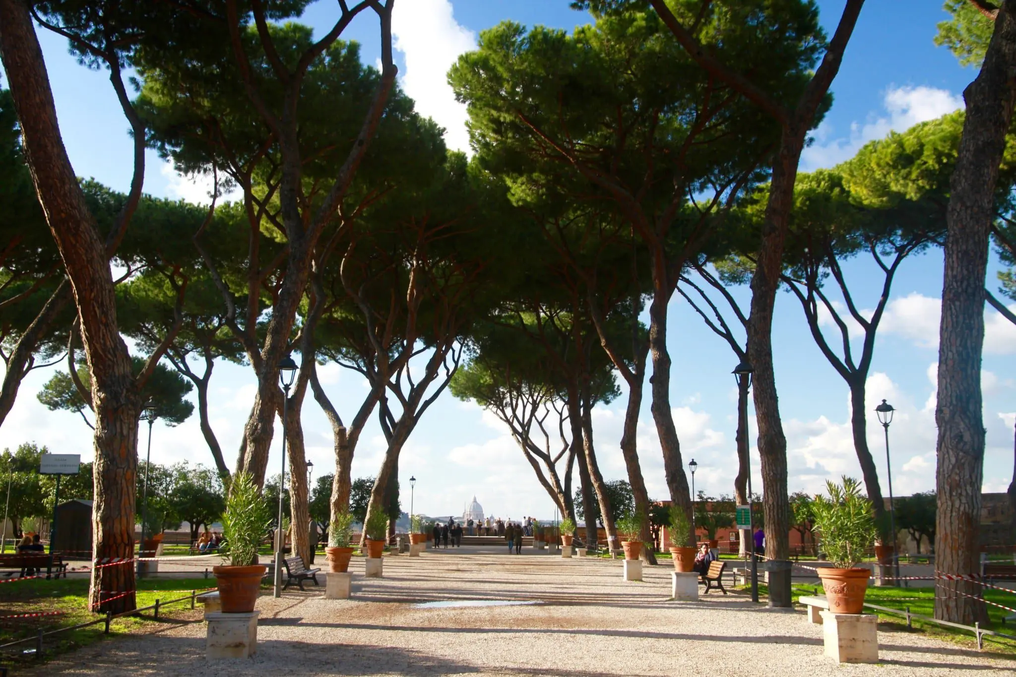 Discover Rome in an eye-catching vintage Fiat 500 18 Garden of Oranges