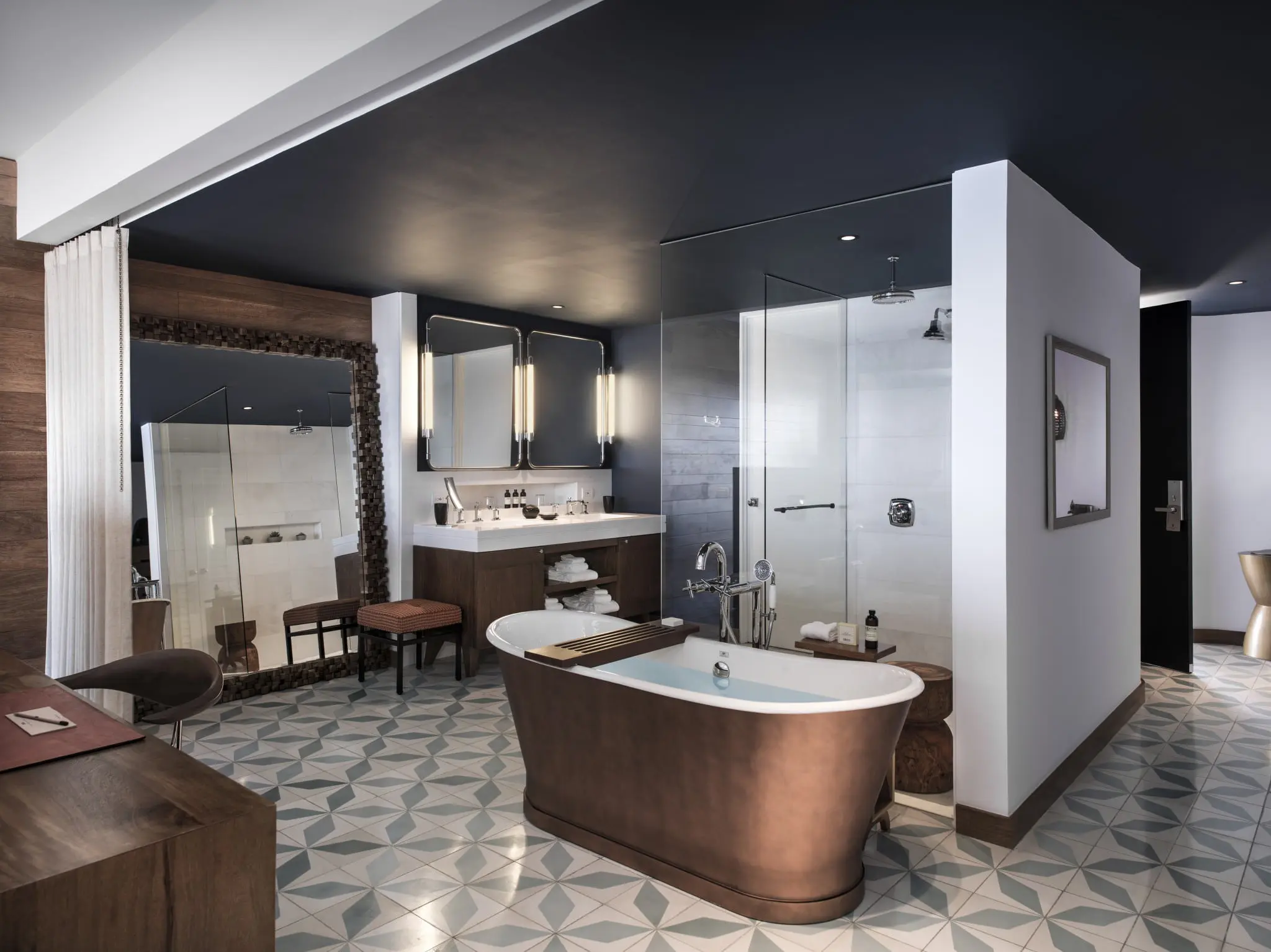 Los Cabos is feeling the love from Virtuoso 11 Guest Suite Bathroom - The Cape, a Thompson Hotel - Photo Credit Thomas Hart Shelby