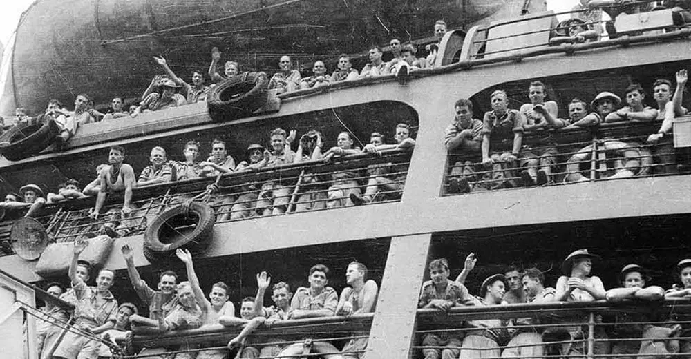 This was how the Anzacs got to the First World War