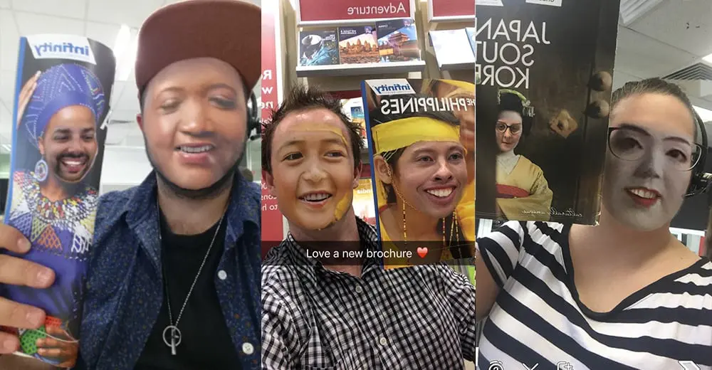Snapchat's face swap is the new Agent selfie
