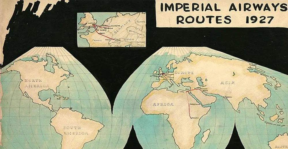 When flying halfway around the world took weeks, not hours.