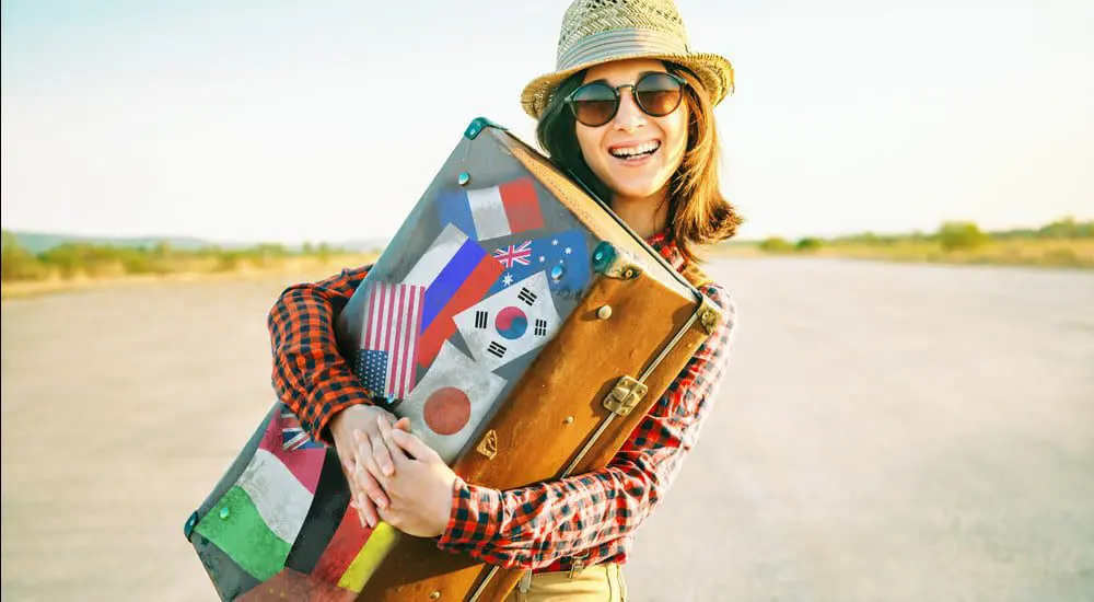 You'll never lose your bags again with this suitcase